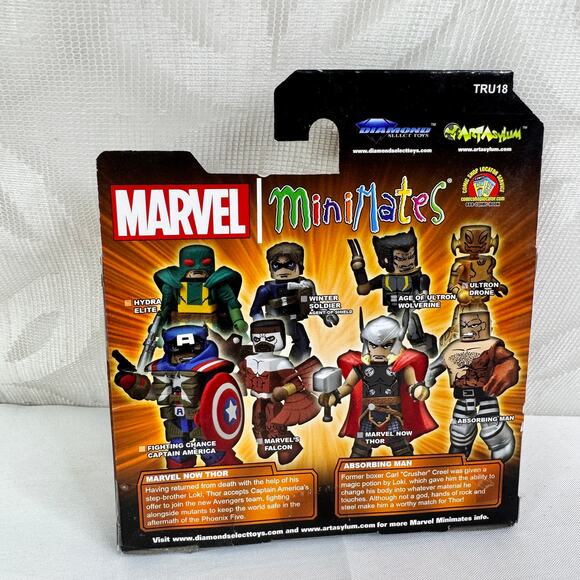 5 for $25| Diamond Select Toys Marvel Minimates Thor & Absorbing Man - Picture 2 of 5